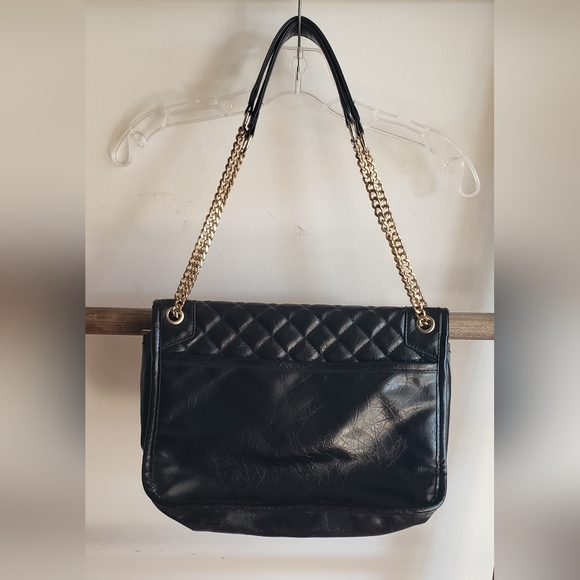 Quilted Chained Faux Leather Purse - Picture 10 of 13